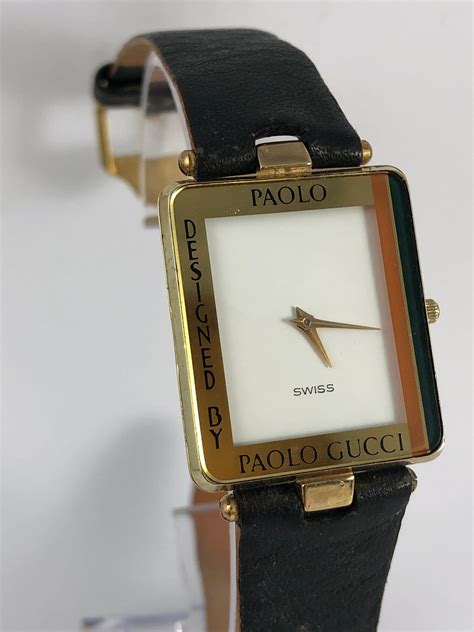 men's paolo gucci watch|gucci watch with bezels.